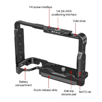 Sony Zv-E10 Ii Camera Cage Stabilizer - Black Metal thumbnail