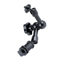 7 Articulating Magic Arm With Adjustable Friction & Large Claws Clips - Black thumbnail