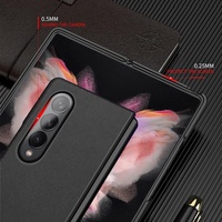 Foldable Cross Pattern Phone Case for Samsung Galaxy z Fold 4 / 5g - Foldable Design - Red thumbnail