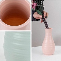 Creative Desktop Flower Vase - Modern Plastic Decoration - Blue thumbnail