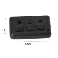 3-piece Portable Golf Groove Cleaning Brush - Black thumbnail