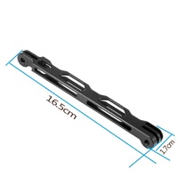 Aluminium Extension Arm for Action Cameras - 16.5cm - Black thumbnail