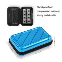 Versatile Hard Disk Case for Nintendo 3ds - Eva Material - Blue thumbnail