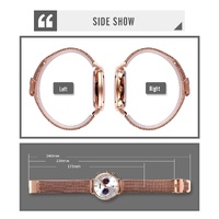 Men Stainless Steel Quartz Watch with Map Pattern Calendar - 9231 - Blue thumbnail