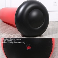 Vertical Inflatable Non-Tumbler Boxing Column - 160Cm Height - Black thumbnail