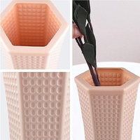 Versatile Plastic Vase for Creative Wet and Dry Flower Arrangements - Blue thumbnail