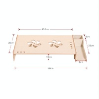 Wood Monitor Stand with Keyboard Storage - Tbd049404601C thumbnail