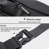 Multi Function Outdoor Sport Waist Bag Crossbody For Mobile Phones - Silver thumbnail