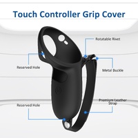 Pair of Silicone Vr Handle Cases for Meta Quest Pro - Red thumbnail