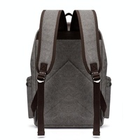 Student Canvas Backpack - Compact and Stylish - Navy thumbnail