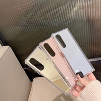 Reflective Noodle Case for Samsung Galaxy z Fold 4 - Reflective Finish - Rose Gold thumbnail