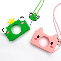 Mini Digital Sport Camera with 8.0mp Lens 2.0 Screen Elk-shaped Case & 32gb Memory for Kids thumbnail