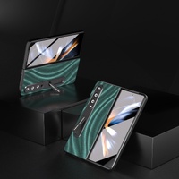 Galactic Pattern Phone Case for Samsung Galaxy z Fold 4 5g - Integrated Protection - Green thumbnail