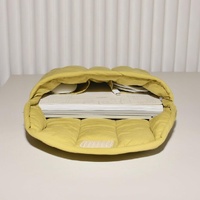 Lightweight Cotton Embroidery Inner Bag for Protection - Gray White - 12.9-13.3 Inch thumbnail