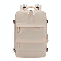 Outdoor Travel Laptop Backpack - Army Green - Purple thumbnail