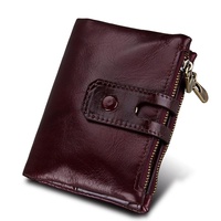 Men Rfid Blocking Cowhide Leather Wallet - Crazy Horse Texture - Ccb1083C thumbnail