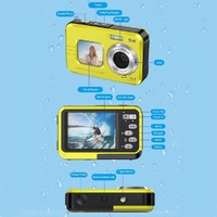 Waterproof 48mp Dual Screen Outdoor Camera - Wdc901 - Blue thumbnail