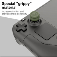 Anti-skid Joystick Cap Set for Steam Deck Console - Button Combo - Yellow thumbnail
