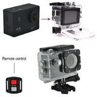 Waterproof 4k Action Camera for Cycling and Diving - Silver Grey thumbnail