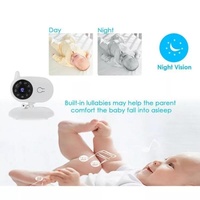 Wireless Baby Monitor With Night Vision And Temperature Display - 3.5 Inch thumbnail