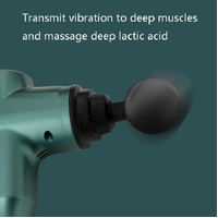 Portable Fascia Massage Gun For Muscle Relaxation - 12 Gears Blue thumbnail