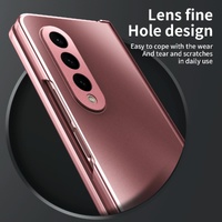 Foldable Electroplated 5g Case for Samsung Galaxy z Fold 4 - Black thumbnail