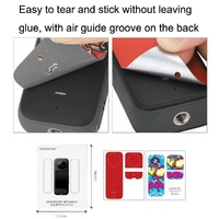 Protective Film Stickers for Dji Insta360 X3 Panoramic Camera - Bulls + Brushed Red thumbnail