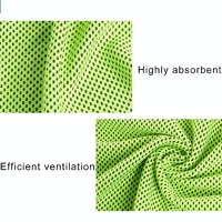 2-pack Enduring Ice Towels - Microfiber Fabric 30*100cm - Ideal for Gym and Sports - Burgundy thumbnail
