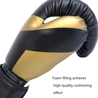 Professional Boxing Gloves For Adult Training - 10Oz Muay Thai Fighting - Fluorescent Green thumbnail