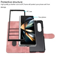 Embossed Elephant Head Phone Case for Samsung Galaxy z Fold 4 5g with Lanyard - Royal Blue thumbnail