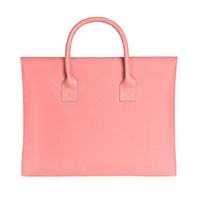 Universal 15.4 Soft Handle Laptop Bag for Macbook Samsung Sony Dell Alienware Chuwi Asus Hp - Portable & Wearable - Pink thumbnail