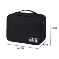 Versatile Cationic Digital Storage Bag for Data Cables - Navy thumbnail
