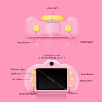 8mp Dual-lens Children Camera with 2.4 Screen Supports 32gb Tf Card - Pink thumbnail
