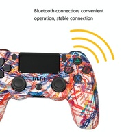 Wireless Bluetooth Game Controller for Ps4 with Dual Vibration and Light Strip - Letter thumbnail