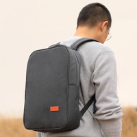 15 Inch Waterproof Laptop Handbag - Dark Gray Polyester thumbnail