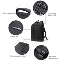 Multifunctional Oxford Laptop Backpack - Cxs-610 - Dark Gray thumbnail