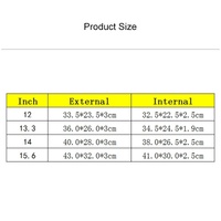 Lightweight Laptop Bag with Durable Zipper for Macbook Samsung Sony Dell Alienware Chuwi Asus Hp - Grey thumbnail