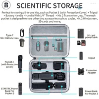 Compact Carrying Case for Dji Pocket 3 - Portable Pu Storage Box thumbnail
