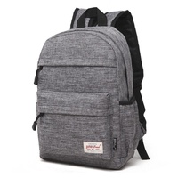 Versatile Canvas Laptop Backpack for 13-15 Inch - 36x25x10cm - Grey thumbnail