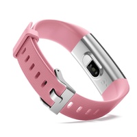 Waterproof Fitness Tracker Watch With Heart Rate Monitor - Purple thumbnail