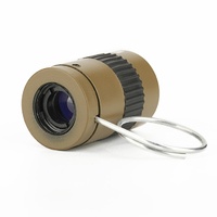 Mini Pocket Telescope with Finger Buckle - 2.5x17.5mm - Gold thumbnail