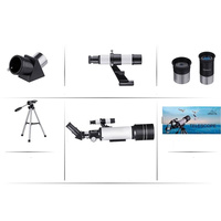 High Definition High Times Astronomical Telescope with Tripod - Blue 16x / 66x70 thumbnail