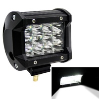4 Inch Three Rows Ip67 Waterproof 9W Condenser 6000K 5500Lm Led Spotlight Light Searchlight Car Led Work Lights Dc 10 - 48V White Light thumbnail