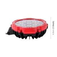 2 Pcs 3500Lm 6500K White Light 17 Led Waterproof Car Boat Marine Work Lights Spotlight Led Bulbs 30 Degrees Adjustable Dc 10 - 30V - Red thumbnail
