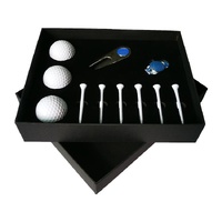 Complete Golf Gift Set 11-in-1 Tees Divot Tool and 3 Balls - Red thumbnail