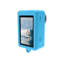 Protective Silicone Case with Lens Cap - Red thumbnail