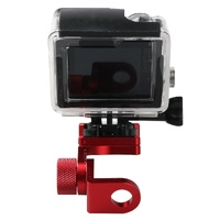 Universal Rearview Mirror Mount for Action Cameras - Red thumbnail