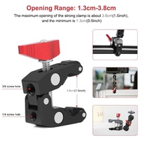 Versatile Magic Arm Clamp For Mounting - Red thumbnail