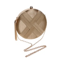 Silk Handbag for Fashion Banquets and Parties - Silver thumbnail