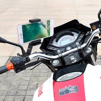 Universal Motorcycle Mount for Action Cameras - Silver thumbnail